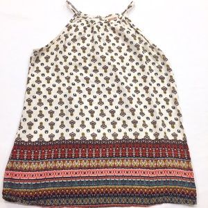 ✨3/$15 Mossimo Boho Print Halter Tank